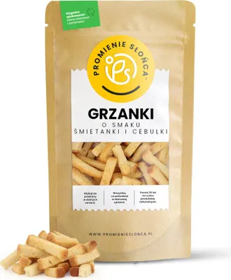Zdjęcie produktu dla Grzanki o smaku śmietanki i cebulki 200 g