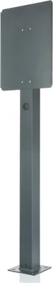 Produktbild von Kreainvent Universeller Wallbox Standfuß aus Aluminium mit Dach & Kabelhalter – Freistehende Ladestation Halterung für Elektroauto