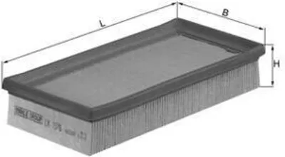 Obrázok produktu pre Vzduchový filter KNECHT LX 1576