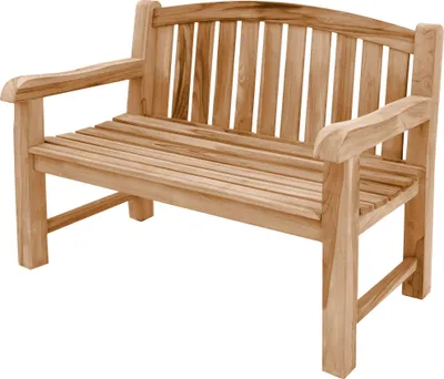 Produktbild von Teako Design Gartenbank Bari Teakholz Massiv Wetterfest 120x69x94cm