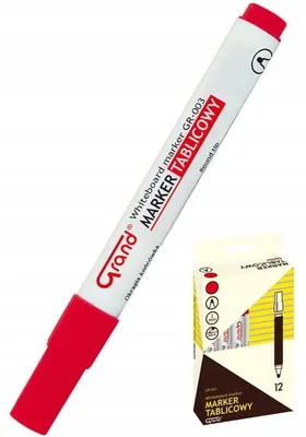 Produktbild von Grand Whiteboard-Marker Rot mit Rundspitze