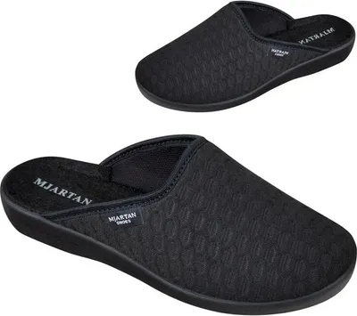 Obrázok produktu pre Dámske čierne papuče MJARTAN S07