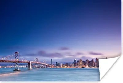 Produktbild von MuchoWow® Poster San Francisco - Brücke - Stadt 30x20 cm - Plakate - Print