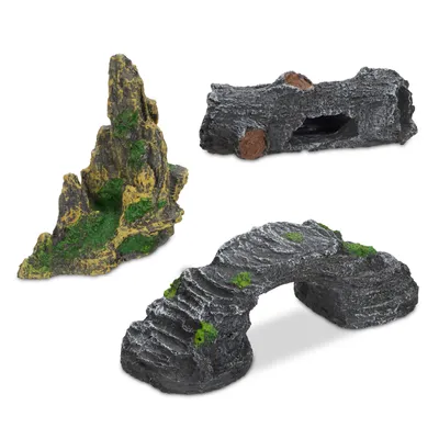 Produktbild von relaxdays Aquarium Deko Set