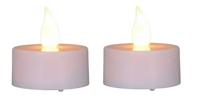 Produktbild von TrendLine LED Teelicht Maxi 2 Stück warmweiß batteriebetrieben mit Timer