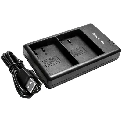 Produktbild von DF-PLS500UH Ladegerät Kompatibel mit [Panasonic] Lumix DC-S5, Lumix DC-S5K, Lumix G9, Lumix GH5, Lumix GH5S Ersetzt DMW-BLK22, DMW-BTC15