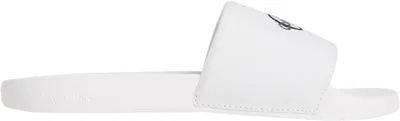 Productafbeelding van Calvin Klein dames slippers, model Ess Slide Cv met monogram, wit (helderwit/blauw)