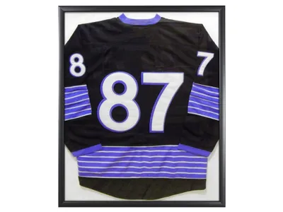 Produktbild von Rahmen für Hockey- und Fußballtrikot schwarz 70 x 85 cm