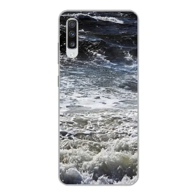 Produktbild von MuchoWow® Handyhülle Schutzhülle Hülle für Samsung Galaxy A70 Nordsee - Wasser - Wellen Silikon Softcase Handy Hülle - Schutzhaube