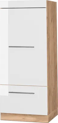 Obrázek produktu pro Skříňka na mikrovlnnou troubu Vicco Fame-Line Bílá vysoký lesk 60 cm, Model 38618