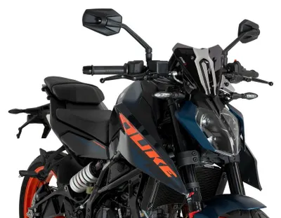 Produktbild von Windschild Puig New Generation Sport 210 x 233 mm mit ABE für KTM 390 Duke, 125 Duke Bj. 2024 - 2025