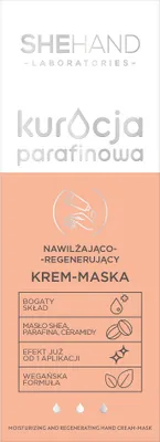 Produktbild von Shehand Paraffin-Kur Regenerierende Handcreme-Maske, 75 ml - Intensive Feuchtigkeitspflege für Geschmeidige Hände