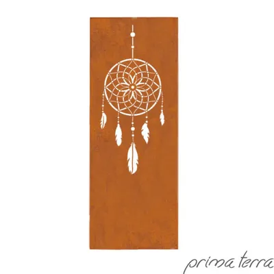 Produktbild von 1 Sichtschutz Element Traumfänger Wand Edelrost Metall 158x60 cm Garten Rost