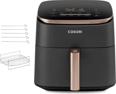 Immagine prodotto di COSORI Oil-Free Fryer - Turbo Blaze Chef Edition - 6L Capacity - 6 Programs - 1725W - Black