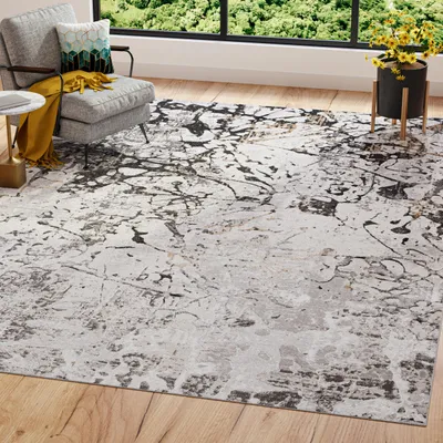 Obrázek produktu pro Tapiso Koberec GOLDEN Modern s krátkým vlasem Grey Golden ÖKOTEX 200 x 300 cm