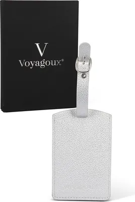 Produktbild von Voyagoux® Gepäckanhänger - Kofferanhänger - Kofferanhänger Flugzeug - Silber