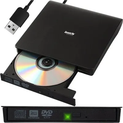 Immagine prodotto di Unità esterna con masterizzatore CD/DVD, capacità 1 TB
