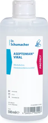 Produktbild von Dr. Schumacher Aseptoman® Viral Händedesinfektion - 500 ml | Flasche (500 ml)