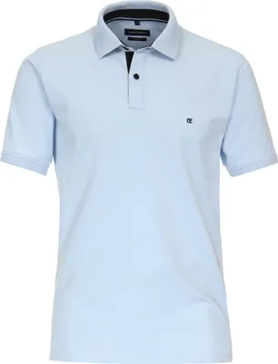 Produktbild von CASAMODA Herren Poloshirt Kurzarm Regular Stretch Piqué Hellblau XL