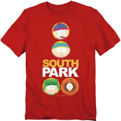 Image de South Park - T-shirt Homme/Femme Unie TV20745 (L) (Rouge)