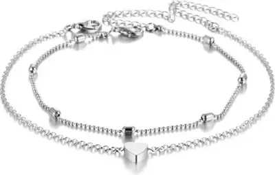 Image de Bracelet de cheville SI-36650 Love - Argenté KP36650