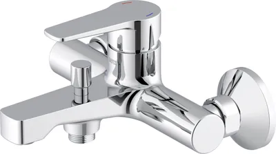 Produktbild von Lenz MOLA Wannenarmatur – Chrom, spritzfreie Mischdüse, Keramikkartusche, 46020102