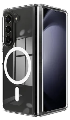 Produktbild von Für Samsung Galaxy Z Fold6 5G Kunststoff Magsafe Schutz Hülle Case Transparent