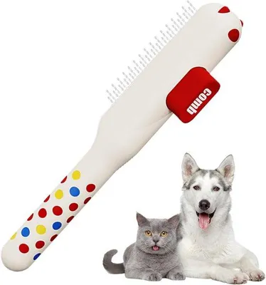 Produktbild von Famanu Tierkamm Selbstreinigend - Vachtpflege für Haustiere - 20 cm