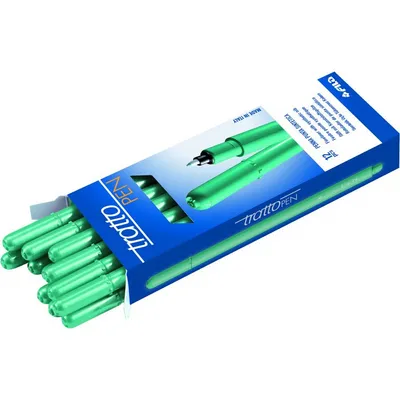 Zdjęcie produktu dla Tratto Pen, Turkusowy, Drobny, Turkusowy, Okrągły, Atrament na bazie wody, 1 mm