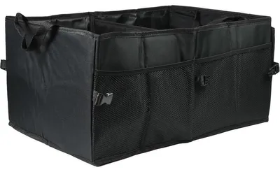 Produktbild von Boot-Organizer - schwarz - Nylon - zusammenklappbar - wasserdicht - mit Fachern und Netzen