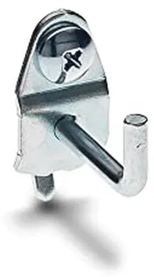 Produktbild von Famanu Haken für Garage- und Werkzeugaufbewahrung - 10 Stück - Silber