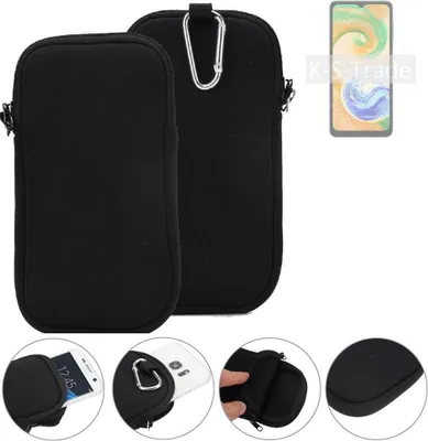 Produktbild von K-S-Trade Neopren-Hülle Handyhülle kompatibel mit Samsung Galaxy A04s Schutzhülle Neoprenhülle Sleeve Schutz-Hülle Gürtel Tasche Case Holster