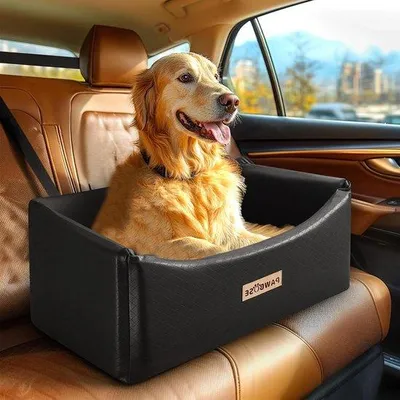 Image de Siège de voiture pour chiens de taille moyenne - siège confortable - adapté aux chiens pesant jusqu'à 100 kg