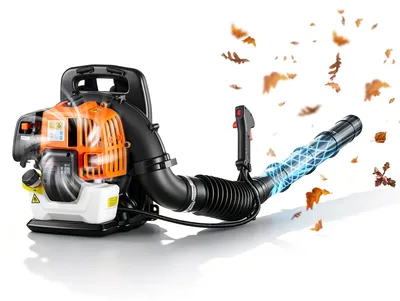 Obrázek produktu pro VEVOR Benzínový foukač listí s nosným systémem, 43 ccm, dvoutaktní motor, objem nádrže 1,38 litru, průtok vzduchu 815 m³/h, rychlost vzduchu 241 km/h, foukač listí s nosným systémem určený k odstraňování listí a k úklidu sněhu
