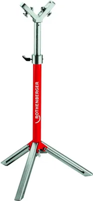 Image de ROTHENBERGER Support de tuyau, réglable, jusqu'à 6" - 56047