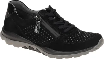 Produktbild von Gabor ROLLINGSOFT Damenschuhe - sportliche Schnür- Halbschuhe schwarz NEU