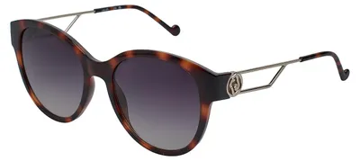 Produktbild von Liu Jo Ovale Damen-Sonnenbrille aus Acetat und Metall LJ762SR