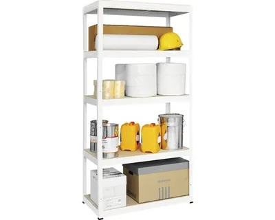 Obrázek produktu pro Kovový regál Kovona Futur 1800x750x350 mm 5 polic bílý