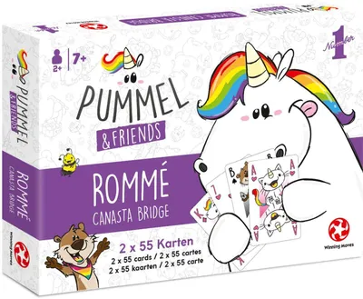 Produktbild von Number 1 Spielkarten Canasta-Bridge-Rommé Pummel & Friends