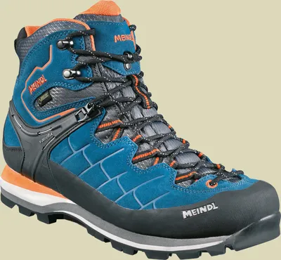 Obrázek produktu pro Meindl Litepeak GTX, Muži, Dospělý, Černá, Modrá, Oranžová, Outdoorová obuv, Turistika, Zavazovací zapínání