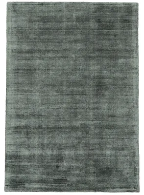 Produktbild von Viskoseteppich AVA Dunkelgrün 200x250 cm | Moderner Teppich für Wohn- und Schlafzimmer