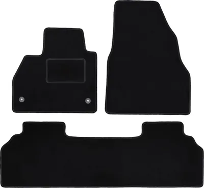 Produktbild von Schwarze Veloursmatten für: Renault Kangoo II Kombivan (2007-)