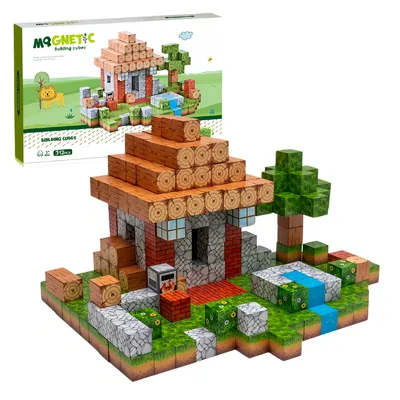 Produktbild von Minecraft Magnetbaukasten Country Cottage 312-teilig