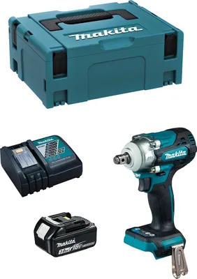 Produktbild von Schlagschrauber MAKITA DTW300RFJ1 (1 x 3,0 Ah + DC18RC + MAKPAC 2)