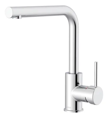 Produktbild von Lenz OLINA Küchenarmatur Chrom - Hochdruck Einhebelmischer, 360° schwenkbar, L-Auslauf, spritzfreie Mischdüse, langlebige Keramikkartusche 46031102