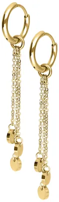 Produktbild von Wildcat Ohrringe - Little Plate Hoops - Gold - Chirurgenstahl 316L - wasserfest, langlebig, hautverträglich, Gold
