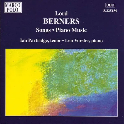 Produktbild von Partridge, I: Lieder Und Klaviermusik