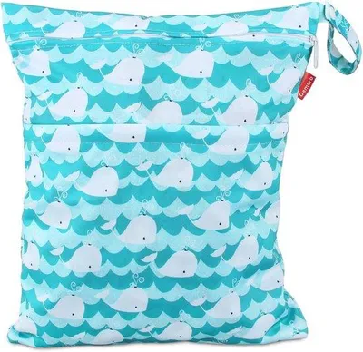Productafbeelding van Multifunctionele Luiertas voor Baby's - Herbruikbare Nat-Droge Tas met Scheiding voor Vuile en Schone Spullen