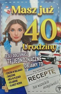 Obrázek produktu pro Dárek k 40. narozeninám - YEKU