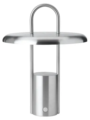 Productafbeelding van Stelton oplaadbare LED-tafellamp Pier, 25 cm, staal